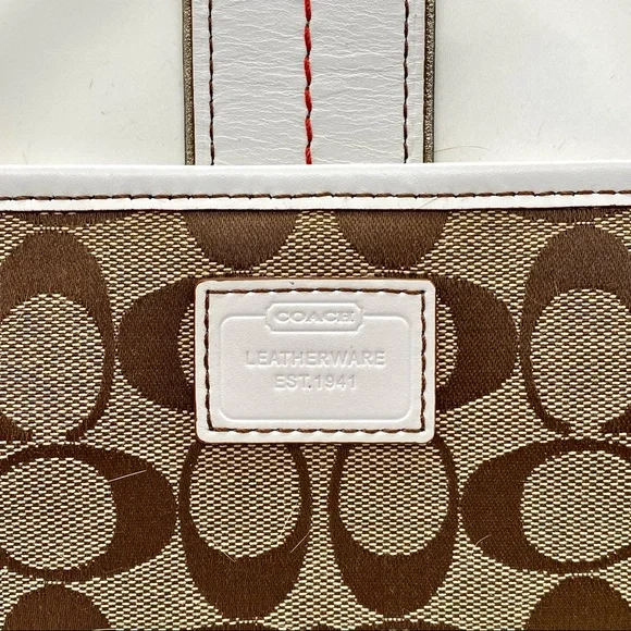 EUC COACH Fur Signature Ski Flap Shoulder Bag - Picture 10 of 16